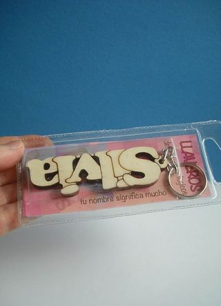 Llavero con nombre “Silvia”