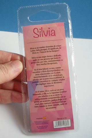 Llavero con nombre “Silvia”