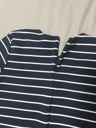 Vestido H&M Rayas Azul y Blanco