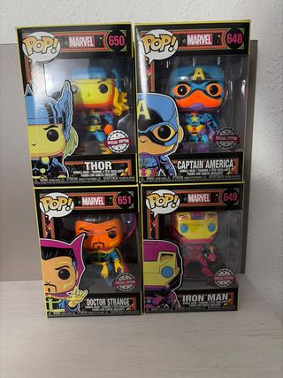 Pack 4 Funko Pop Marvel Edición Especial