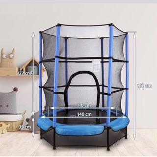 Alquiler arco dorado para eventos-Cama elástica.