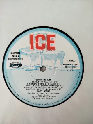 Vinilo Rudy Grant Sings The Hits