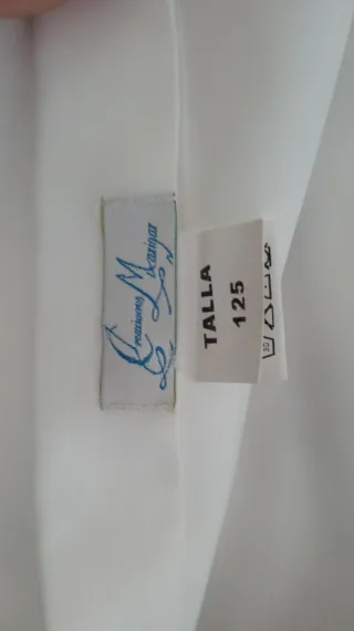 Vestido de Comunión Blanco con Flores