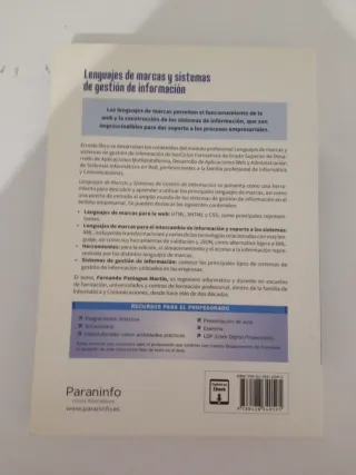 Lenguajes marcas y sistemas gestión información