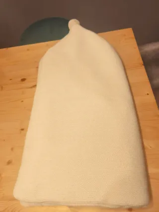 Saco capazo bebé tejido con botones