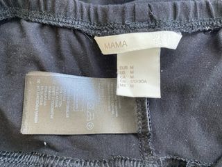 3 Leggings Maternidad Negros tallas S y M