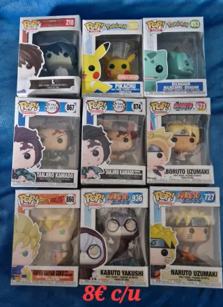 Funko Pop Venom y Sasuke (Rinnegan)