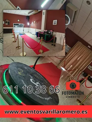 Alquiler videomatón 360º para todo tipo de eventos