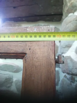 Puertas francesas de madera ,de salida al jardin