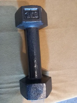 2 Mancuernas 3kg Hierro Fundido