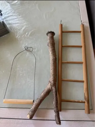 Accessori gabbia parrocchetti/inseparabili