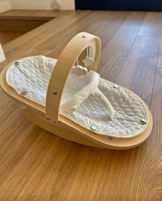 conjunto juguetes madera muñeca