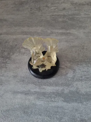 Palomas de cristal decorativas