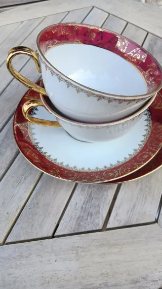 Taza de desayuno porcelana Limoges Francia