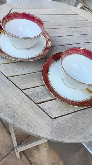 Taza de desayuno porcelana Limoges Francia