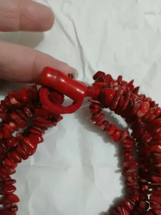 Collana corallo bambù