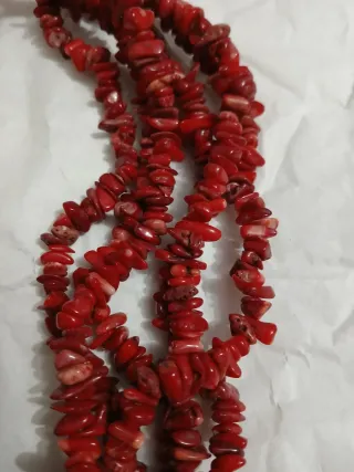 Collana corallo bambù