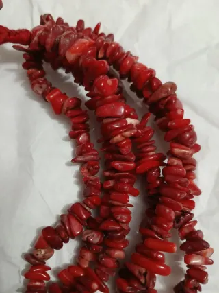 Collana corallo bambù