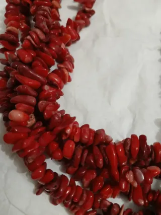 Collana corallo bambù