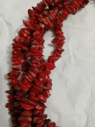 Collana corallo bambù