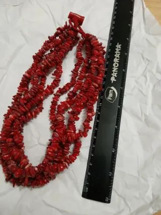 Collana corallo bambù