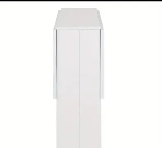 Mesa comedor plegable blanca