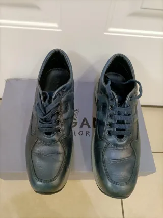 Hogan Junior Interactive Pelle Blu 37