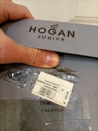 Hogan Junior Interactive Pelle Blu 37