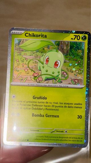 Carta Chikorita Ascended Heroes (Swirl)