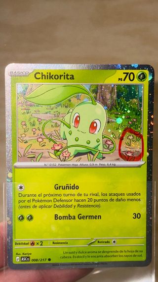 Carta Chikorita Ascended Heroes (Swirl)