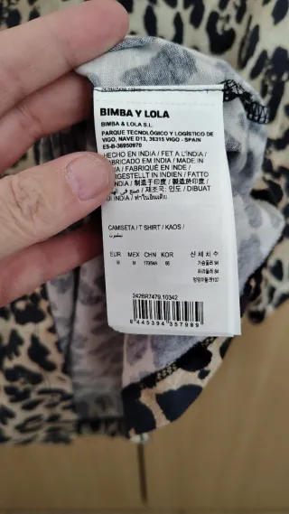 Camiseta con estampado Leopard BIMBA Y LOLA