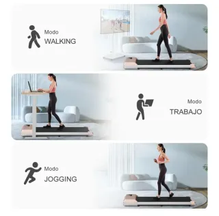 Cinta de correr compacta, Rosa