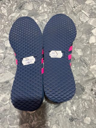 Zapatillas Adidas Talla 38 Azul y Rosa