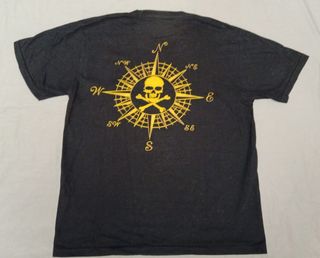 Camiseta Rock Eagle Calavera Pirata Talla L