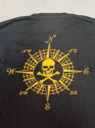 Camiseta Rock Eagle Calavera Pirata Talla L