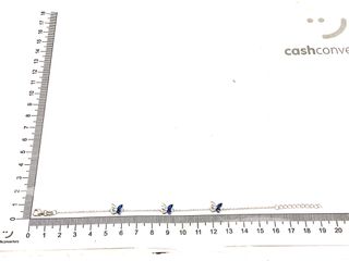 pulsera plata 925mm con piedra con circonita