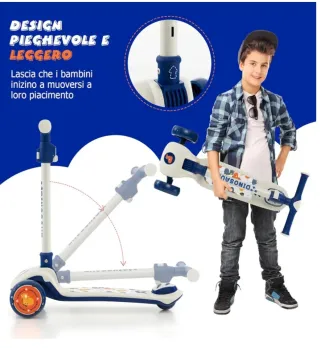 Patinete infantil 3 ruedas dinosaurio