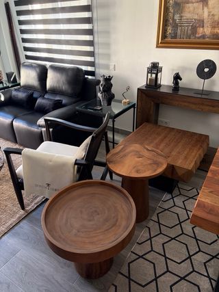Mesa auxiliar madera