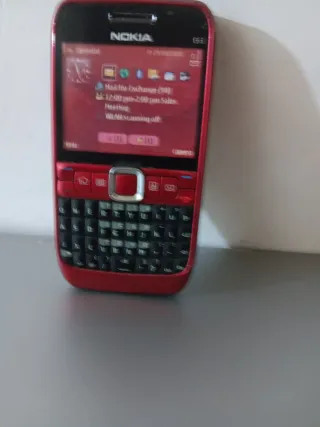 Teléfono Nokia E63 Rojo Vintage