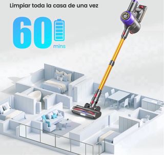 Aspiradora Inalámbrica 40000 Pa