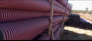 Tubo corrugado para electricidad/comunicaciones