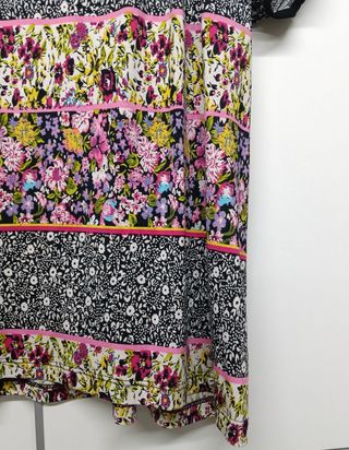 Blusa floral multicolor talla 48 Hecha en España