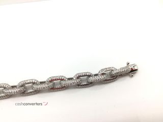 pulsera plata 925mm con piedra con circonita