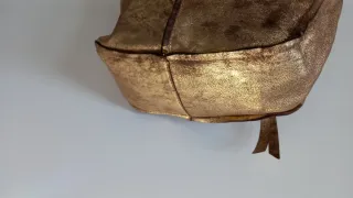 Borsa hobo Braccialini pelle dorata