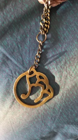 Borsa hobo Braccialini pelle dorata