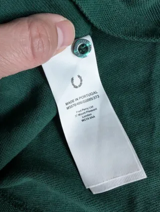 Polo Fred Perry Verde Talla XL