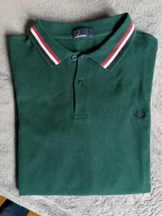Polo Fred Perry Verde Talla XL