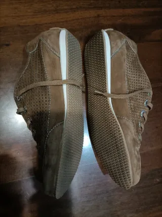 Scarpe Semler marroni scamosciate con fori