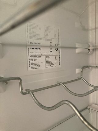 Frigorífico 1 puerta 185cm metalizado