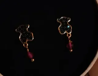 Pendientes TOUS Plata baño de Oro 18K certificado